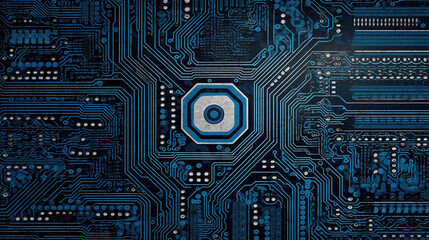 Fototapeta premium computer intelligence network, wallpaper design, ai generated image