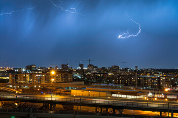 Lightning Strikes in Denver, Colorado