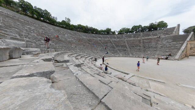 amphitheatre at epidaurus, greece