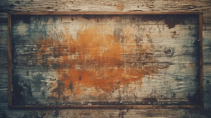 Grunge rusty metal background with space for text or image.generative ai