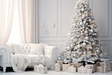 christmas luxury living room scandinavian style