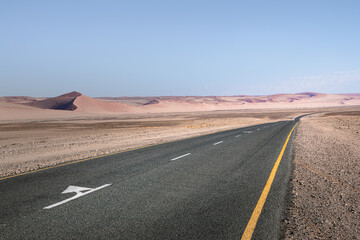 road into the desert 