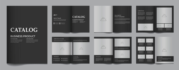 Fototapeta na wymiar Multipurpose product catalogue and magazine template design
