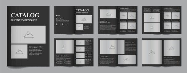 Company product and multipurpose product catalogue template design