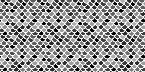 Seamless scale textured. Abstract scales ink texture.