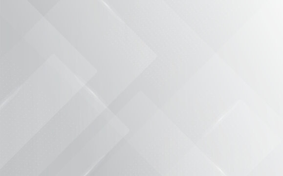 Abstract gradient white and grey pattern templat decoration design with dot halftone style. Overlapping with rectangle artwork background.