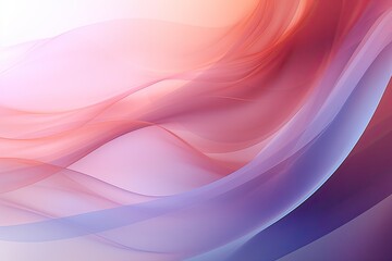 Fototapeta premium Abstract digital background, colorful soft wavy pattern, AI generated image