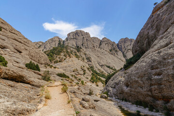 The Estrets of Arnes in the Ports Natural Park, located in the Sierra de los Puertos de Beceite and Tortosa and extends to the south of Tarragona, Teruel and the north of Castellón, Spain