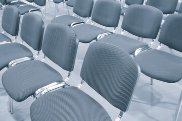 Obraz premium interior of modern conference hall. Chairs in the conference room