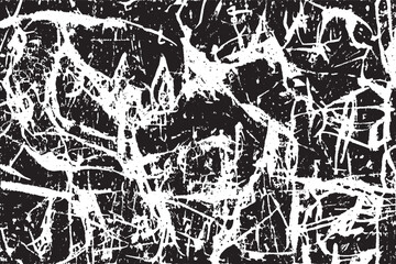 Stylish Modern Vector Illustration: Grunge Texture White and Black.