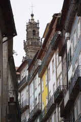 Architecture in the old town of Porto, Portugal