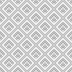 Seamless japanese mountains pattern. Repeated chevrons, angle brackets, curves background. Squama ornament. Scales image. Ancient ethnic mosaic motif. Digital paper for textile print. Vector art.