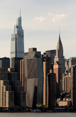 Fototapeta na wymiar View of Midtown Manhattan skyscraper buildings