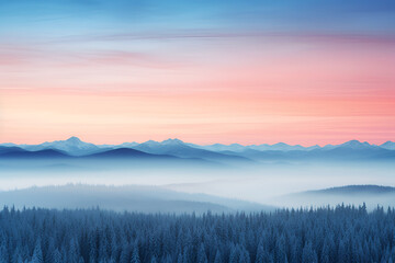 Obraz premium winter landscape 