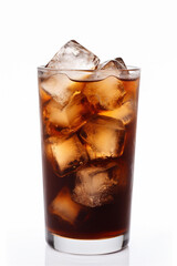 Cold Brew Coffee isolated on White, Pure and Fresh