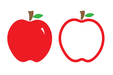 red apple Illustration