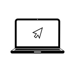 Laptop Icon Illustration