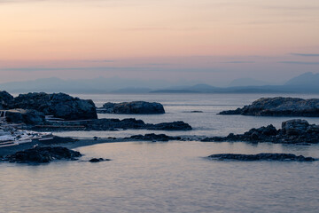 Neck Point park rocks in Nanaimo.