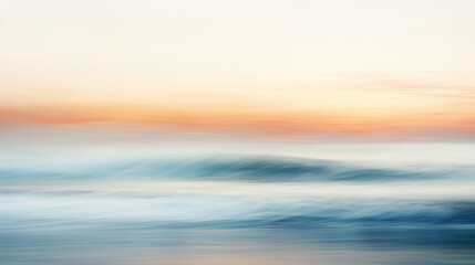 Obraz premium Abstract impressionism coastal landscape