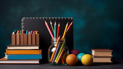 Concept to teacher's day. Back to school.