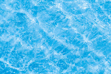 Fototapeta na wymiar surface of water, blue wave background