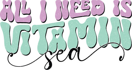 Retro Summer Sublimation Design Graphics for Print on Demand Business and Printing Industry. Funny Camping Lover Typographic Print Design for Adventure Sea Fashion.