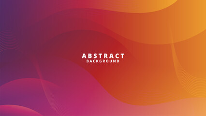 Abstract Gradient orange Blue liquid background. Modern background design. Dynamic Waves. Fluid shapes composition. Fit for website, banners, brochure, posters