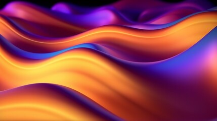 A colorful wavy background created using computer graphics