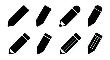 Pencil icon set illustration. pen sign and symbol. edit icon vector