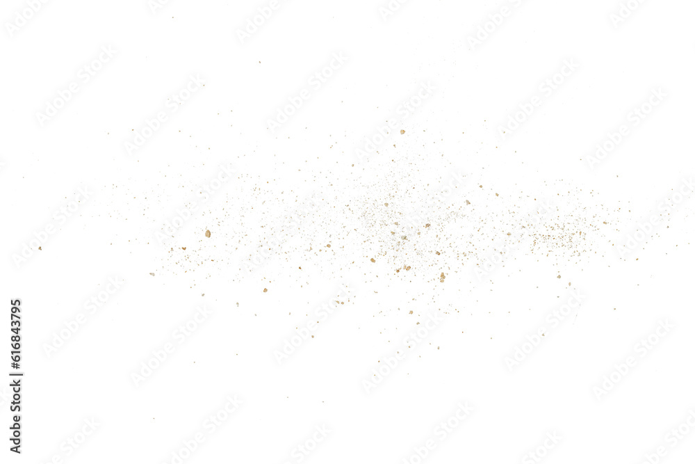 Aufkleber Abstract explosion dust particle texture