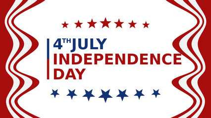 Obraz premium 4th of july independence day