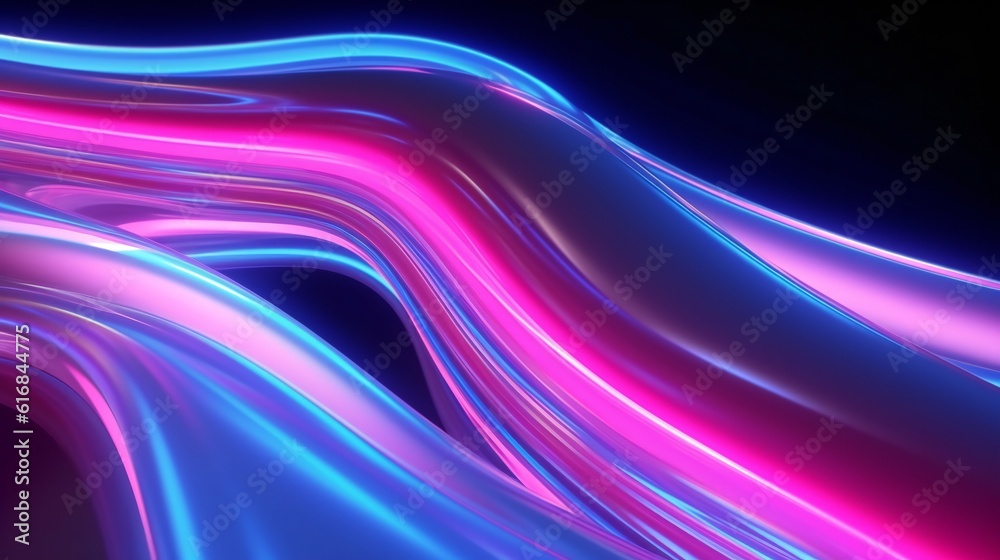Aufkleber A vibrant and dynamic abstract design set against a black backdrop