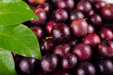 Jabuticaba, a fruit full of healthy properties, close-up view