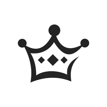 crown logo template. Icon Illustration Brand Identity. Isolated and flat illustration. Vector graphic