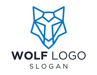 Logo design about Wolf on a white background. made using the CorelDraw application.