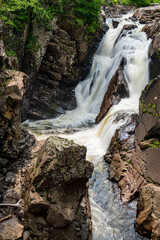 High Falls Gorge outside Lake Placid, NY