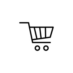 Vector shopping cart Icon illustration, Shopping Cart Icon. Shopping cart illustration for web, mobile apps.eps