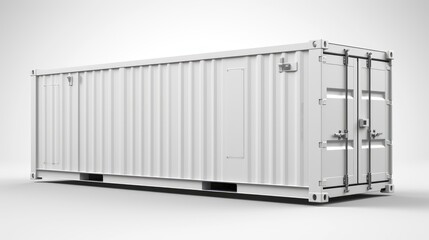 Mobile office buildings or container site office for construction site. Shipping container. Portable house and office cabins,Generative AI illustration