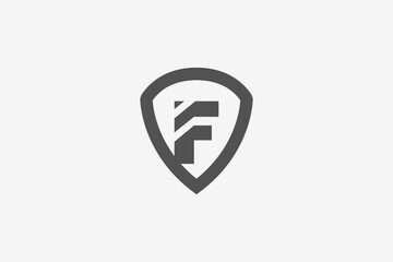 Illustration vector graphic of letter F emblem logo