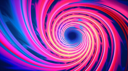 Fototapeta premium Generative AI, Spiral Symphony