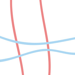 Pastel red and blue grid lines background 