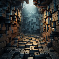 Obraz premium Cognitive dissonance background