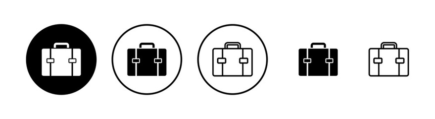 Briefcase icons set. Briefcase vector icon