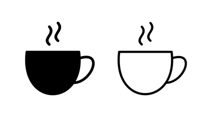 Cup coffee icon vector. coffee cup icon. mug