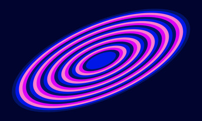 Galaxy disc abstract background. Disc shapes pattern psychedelic color. Cosmos galaxy space background