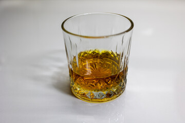 glass of single malt scotch whiskey