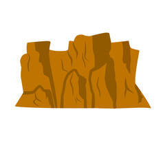 Fototapeta na wymiar canyon hill cliff illustration