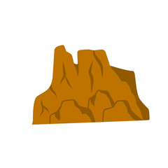 Fototapeta na wymiar canyon hill cliff illustration