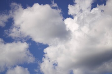 blue sky with clouds