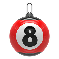 letter ball christmas 3d render